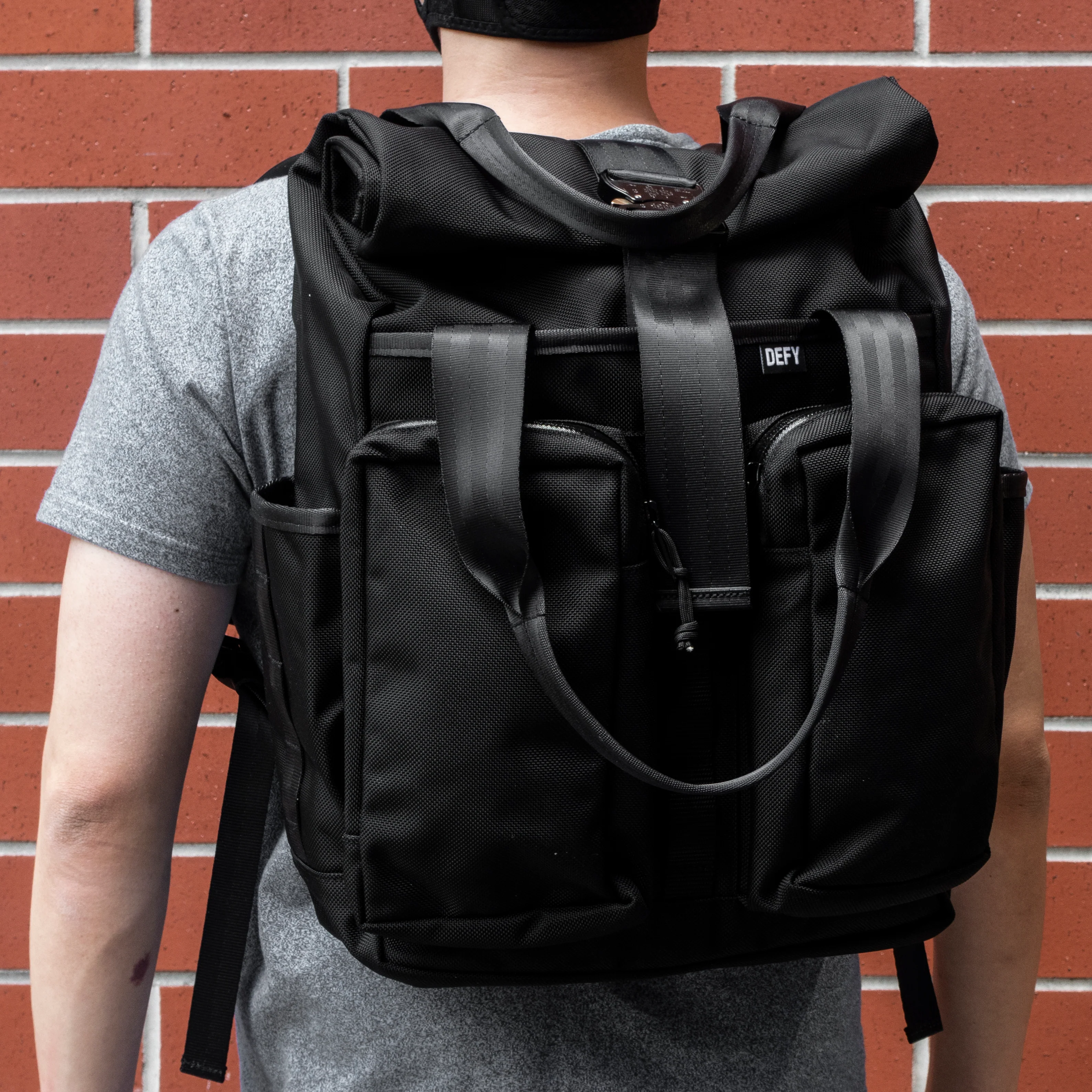 VerBockel 'Day Pack' Roll Top Backpack 2.0 Ballistic Nylon - Image 7