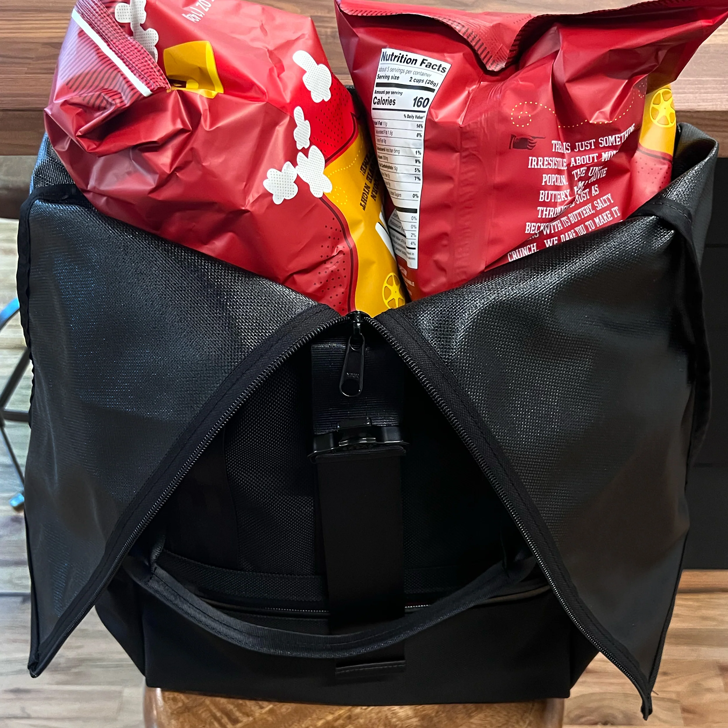 VerBockel Rolltop Backpack 2.0 'Un-Zipped' / Black Ballistic Nylon x ECOPAK™ EPX ’Fire Edition’ / Ships in 6-10 Weeks - Image 15