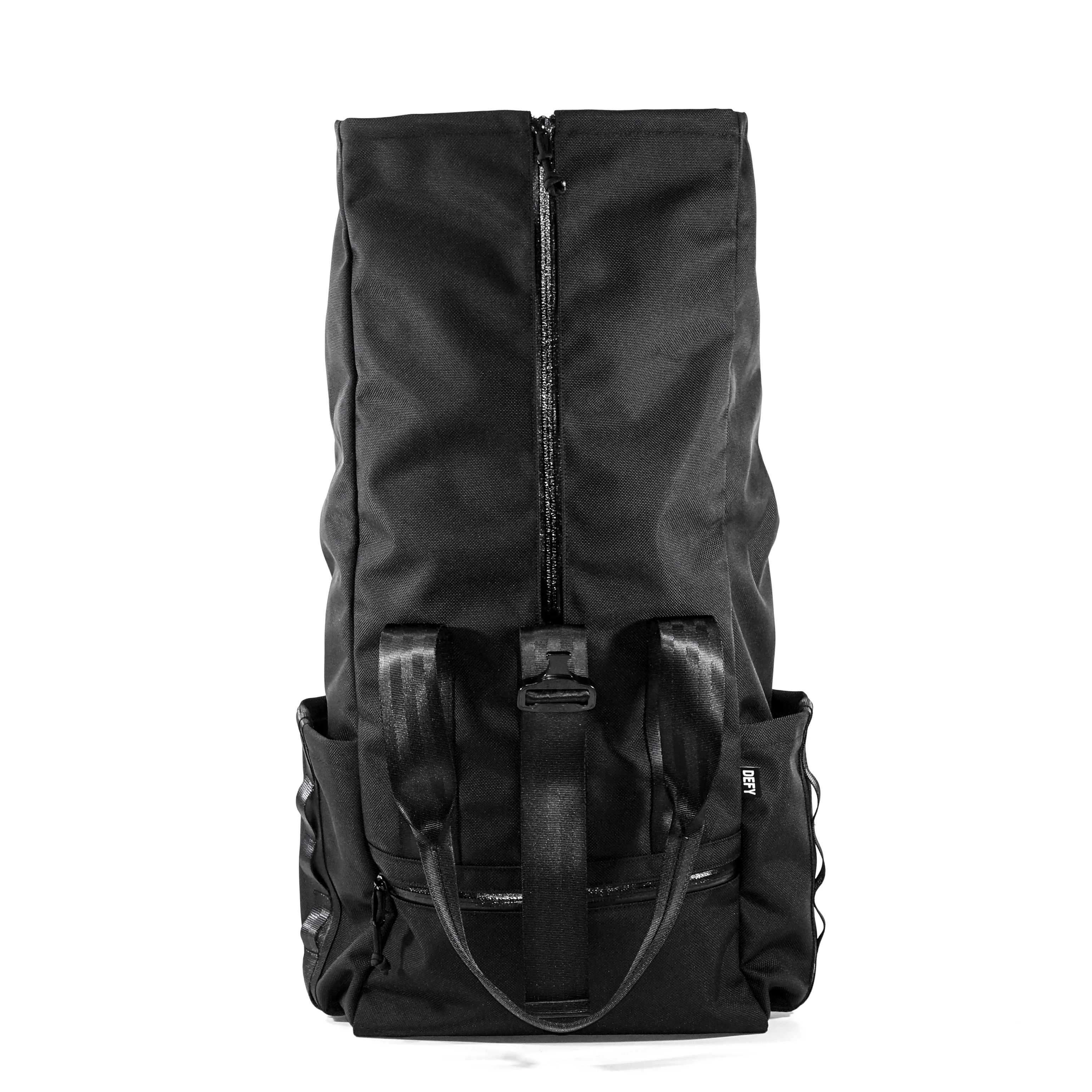 VerBockel Rolltop Backpack 2.0 'Un-Zipped' / Black Ballistic Nylon x ECOPAK™ EPX ’Fire Edition’ / Ships in 6-10 Weeks - Image 18