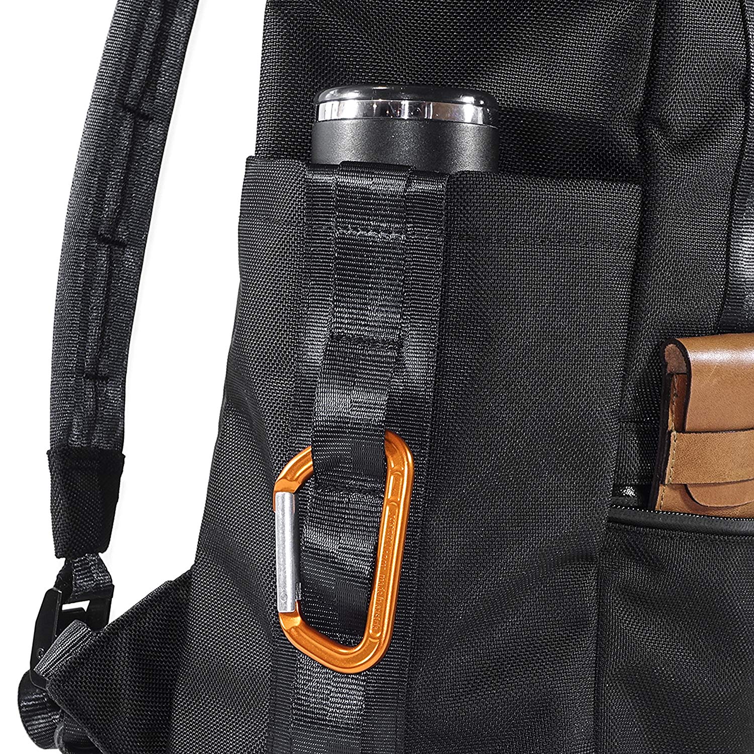 VerBockel Rolltop Backpack 2.0 'Un-Zipped' / Black Ballistic Nylon x ECOPAK™ EPX ’Fire Edition’ / Ships in 6-10 Weeks - Image 20