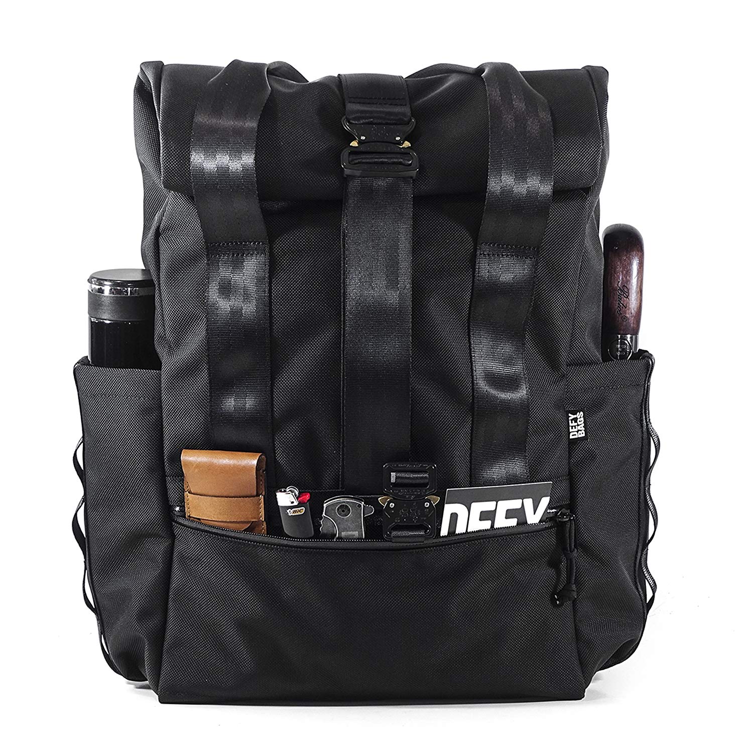 VerBockel Roll Top Backpack 2.0 'Un-Zipped' / Ballistic Nylon - Image 4